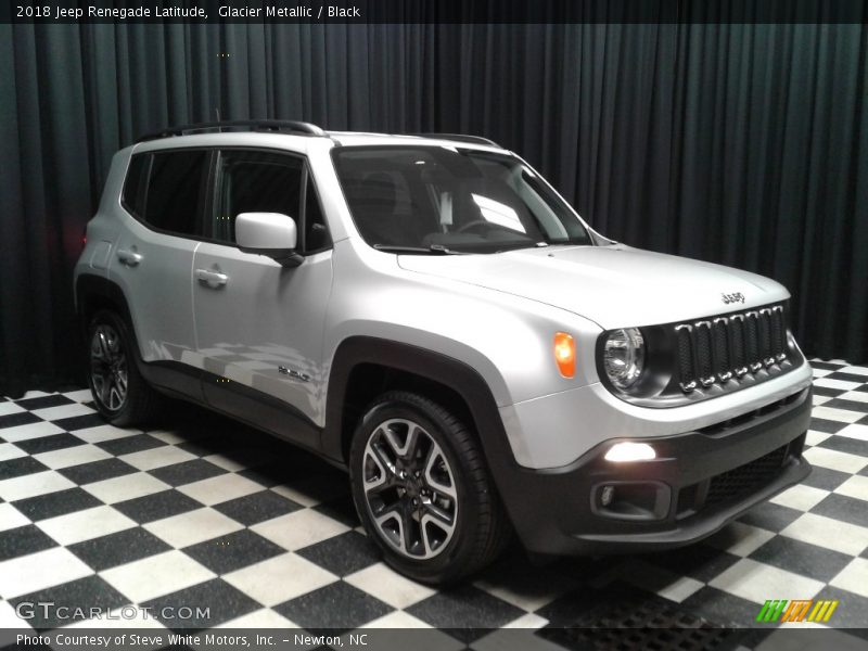 Glacier Metallic / Black 2018 Jeep Renegade Latitude