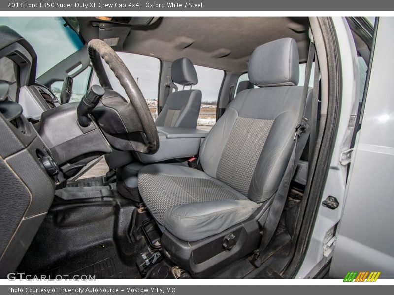 Oxford White / Steel 2013 Ford F350 Super Duty XL Crew Cab 4x4