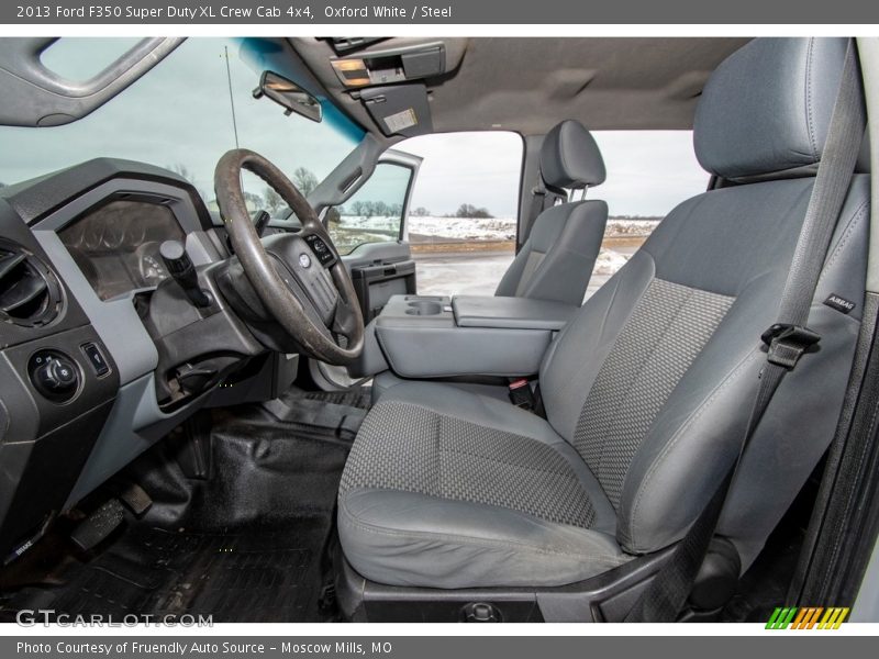 Oxford White / Steel 2013 Ford F350 Super Duty XL Crew Cab 4x4