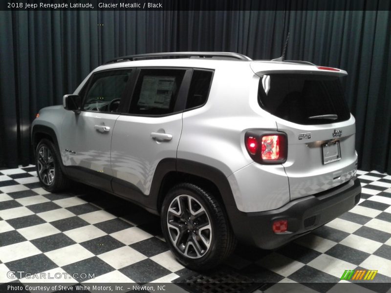 Glacier Metallic / Black 2018 Jeep Renegade Latitude