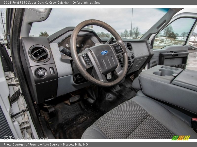 Oxford White / Steel 2013 Ford F350 Super Duty XL Crew Cab 4x4