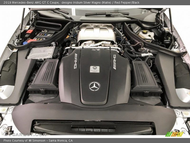  2019 AMG GT C Coupe Engine - 4.0 AMG Twin-Turbocharged DOHC 32-Valve VVT V8