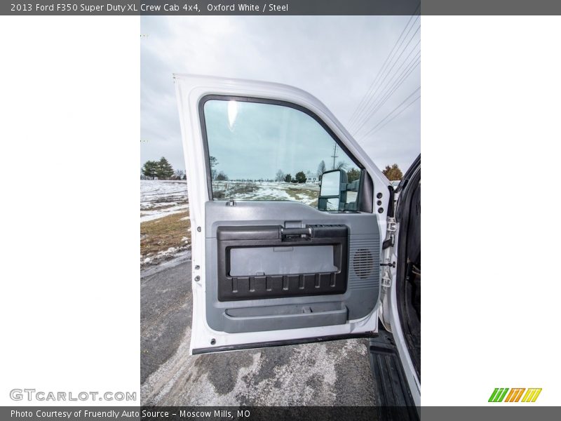 Oxford White / Steel 2013 Ford F350 Super Duty XL Crew Cab 4x4