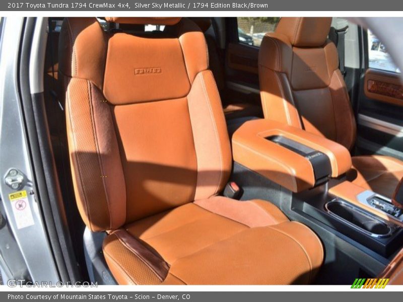 Silver Sky Metallic / 1794 Edition Black/Brown 2017 Toyota Tundra 1794 CrewMax 4x4