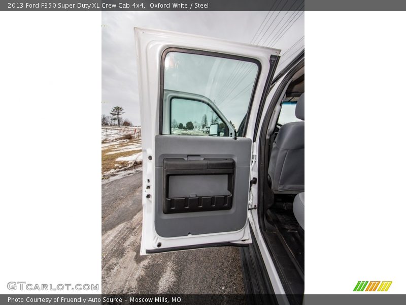 Oxford White / Steel 2013 Ford F350 Super Duty XL Crew Cab 4x4