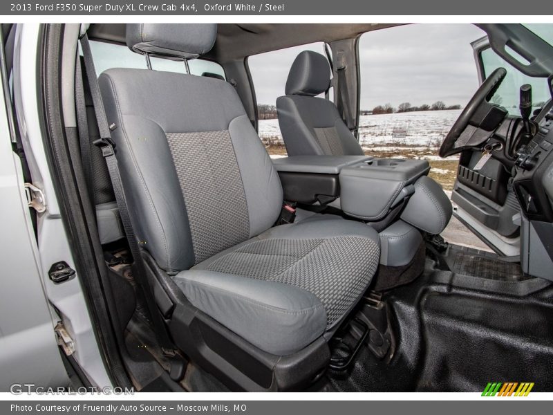 Oxford White / Steel 2013 Ford F350 Super Duty XL Crew Cab 4x4