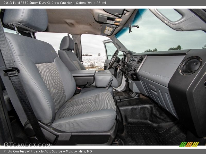 Oxford White / Steel 2013 Ford F350 Super Duty XL Crew Cab 4x4