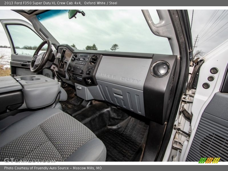 Oxford White / Steel 2013 Ford F350 Super Duty XL Crew Cab 4x4