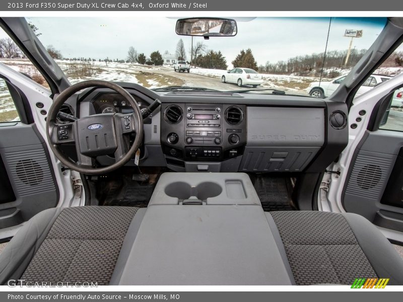 Oxford White / Steel 2013 Ford F350 Super Duty XL Crew Cab 4x4