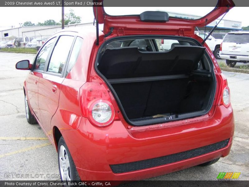 Sport Red / Charcoal 2009 Chevrolet Aveo Aveo5 LT