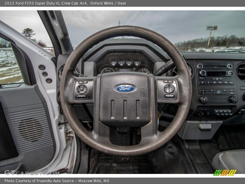 Oxford White / Steel 2013 Ford F350 Super Duty XL Crew Cab 4x4