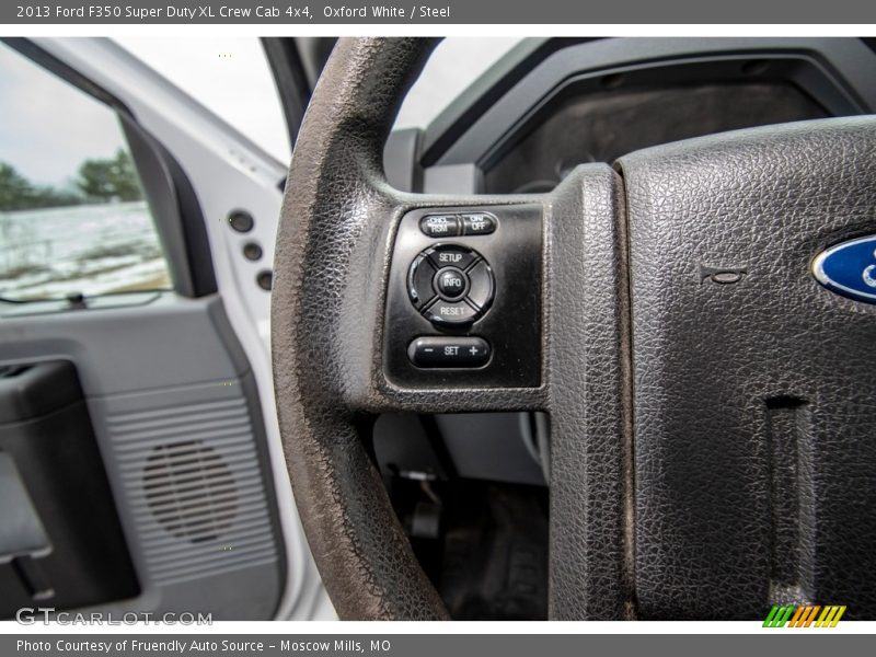 Oxford White / Steel 2013 Ford F350 Super Duty XL Crew Cab 4x4