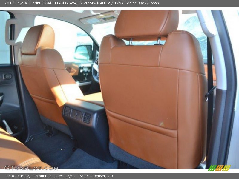 Silver Sky Metallic / 1794 Edition Black/Brown 2017 Toyota Tundra 1794 CrewMax 4x4