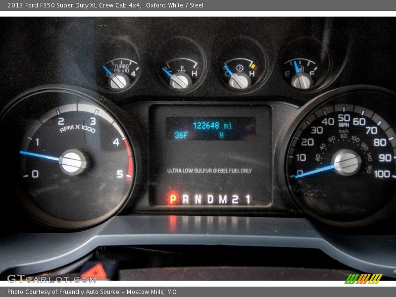 Oxford White / Steel 2013 Ford F350 Super Duty XL Crew Cab 4x4