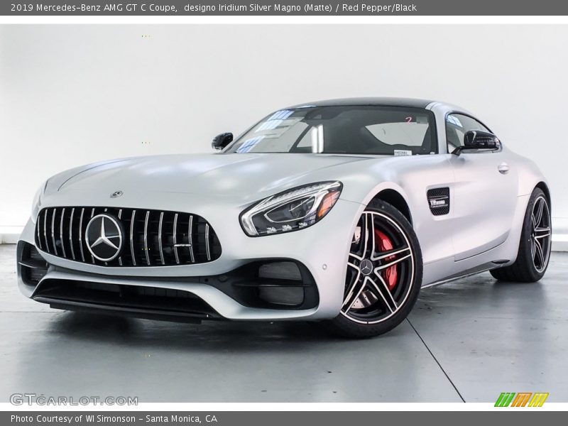  2019 AMG GT C Coupe designo Iridium Silver Magno (Matte)