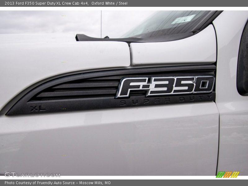 Oxford White / Steel 2013 Ford F350 Super Duty XL Crew Cab 4x4