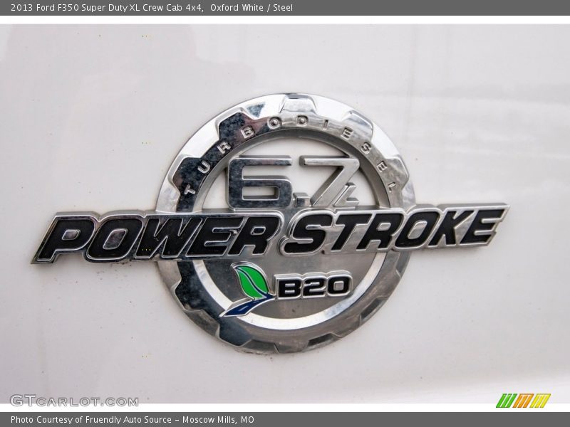 Oxford White / Steel 2013 Ford F350 Super Duty XL Crew Cab 4x4