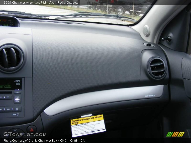 Sport Red / Charcoal 2009 Chevrolet Aveo Aveo5 LT