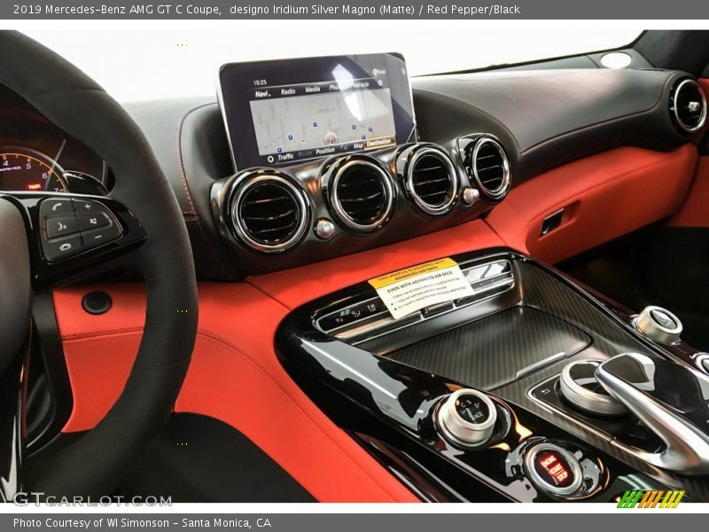 Controls of 2019 AMG GT C Coupe