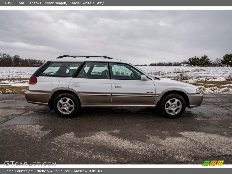 Glacier White / Gray 1998 Subaru Legacy Outback Wagon