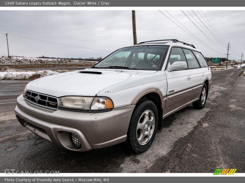 Glacier White / Gray 1998 Subaru Legacy Outback Wagon