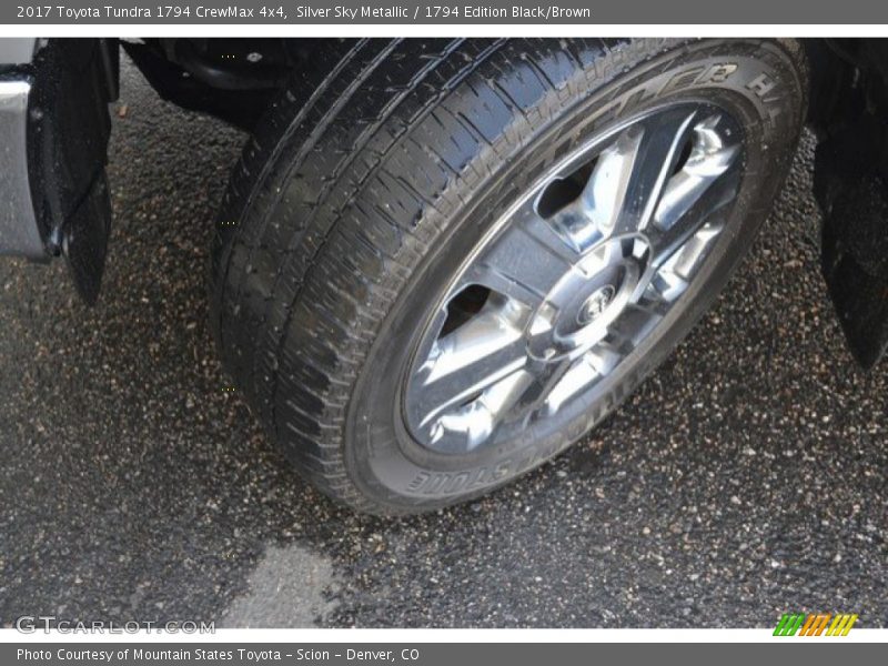 Silver Sky Metallic / 1794 Edition Black/Brown 2017 Toyota Tundra 1794 CrewMax 4x4