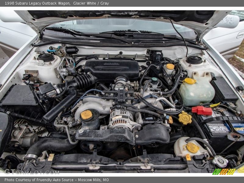 Glacier White / Gray 1998 Subaru Legacy Outback Wagon