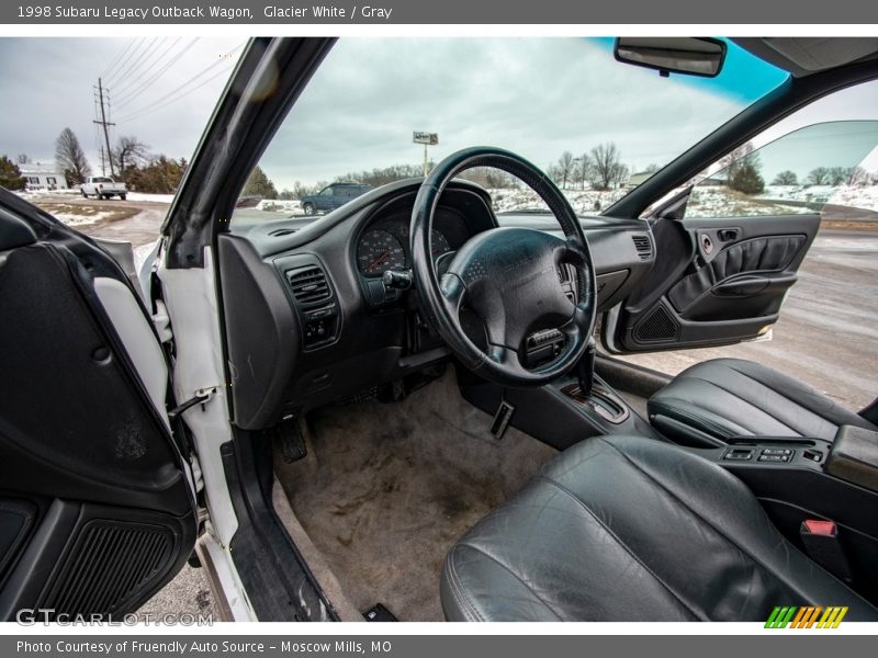 Glacier White / Gray 1998 Subaru Legacy Outback Wagon