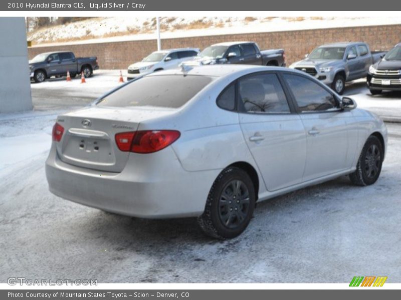 Liquid Silver / Gray 2010 Hyundai Elantra GLS