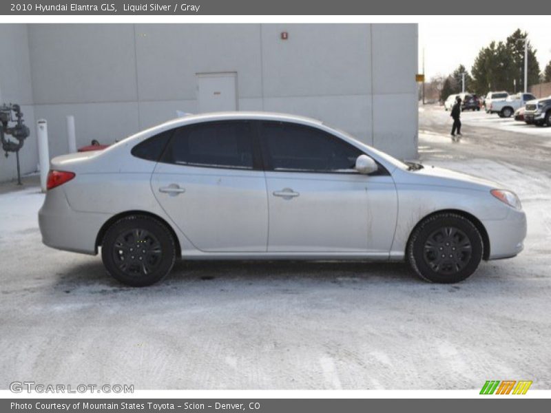 Liquid Silver / Gray 2010 Hyundai Elantra GLS