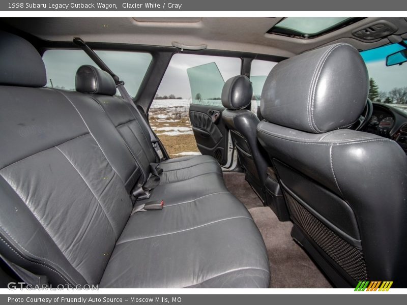 Glacier White / Gray 1998 Subaru Legacy Outback Wagon