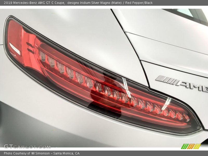 designo Iridium Silver Magno (Matte) / Red Pepper/Black 2019 Mercedes-Benz AMG GT C Coupe