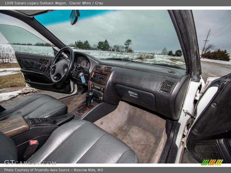 Glacier White / Gray 1998 Subaru Legacy Outback Wagon