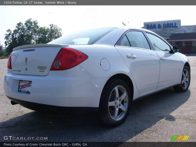 Summit White / Ebony 2009 Pontiac G6 GT Sedan