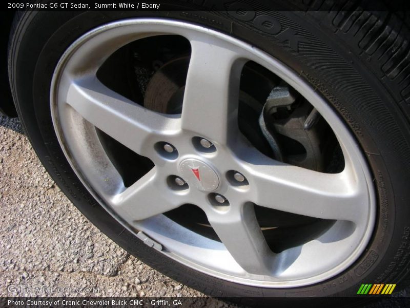 Summit White / Ebony 2009 Pontiac G6 GT Sedan