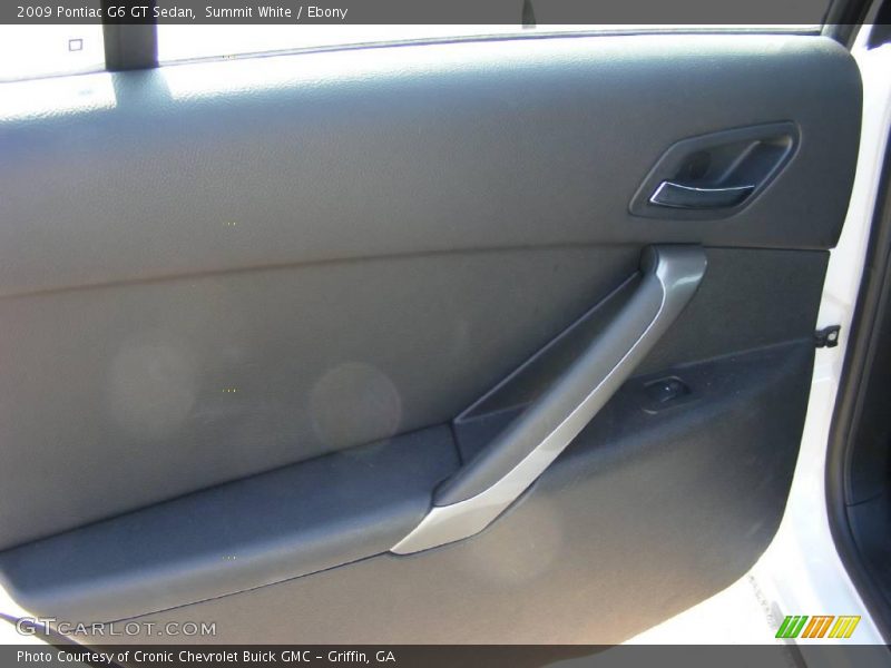 Summit White / Ebony 2009 Pontiac G6 GT Sedan