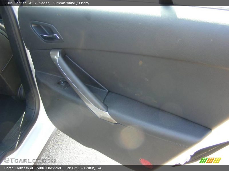 Summit White / Ebony 2009 Pontiac G6 GT Sedan