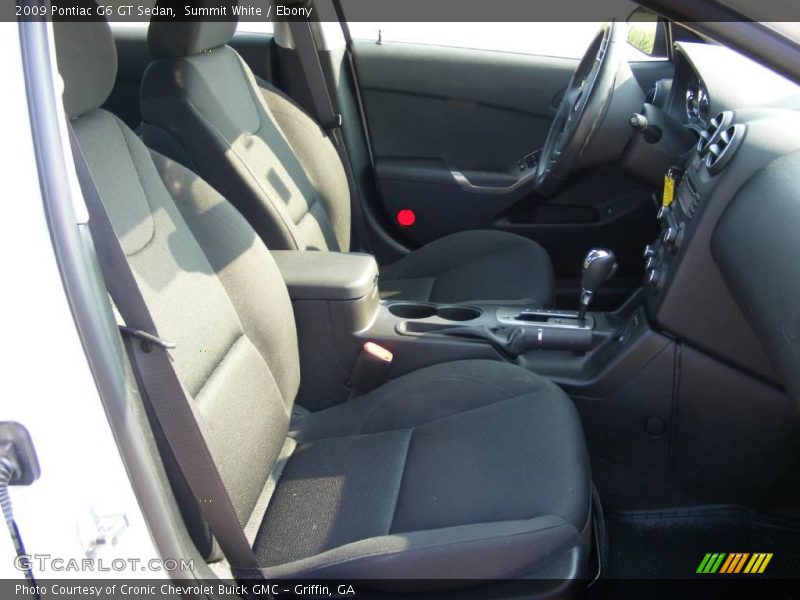 Summit White / Ebony 2009 Pontiac G6 GT Sedan