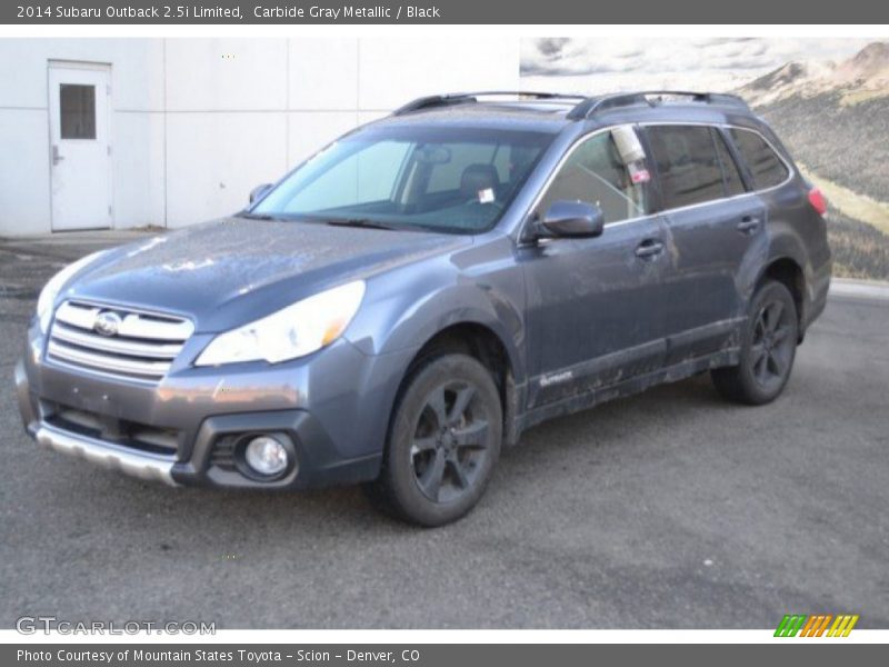 Carbide Gray Metallic / Black 2014 Subaru Outback 2.5i Limited