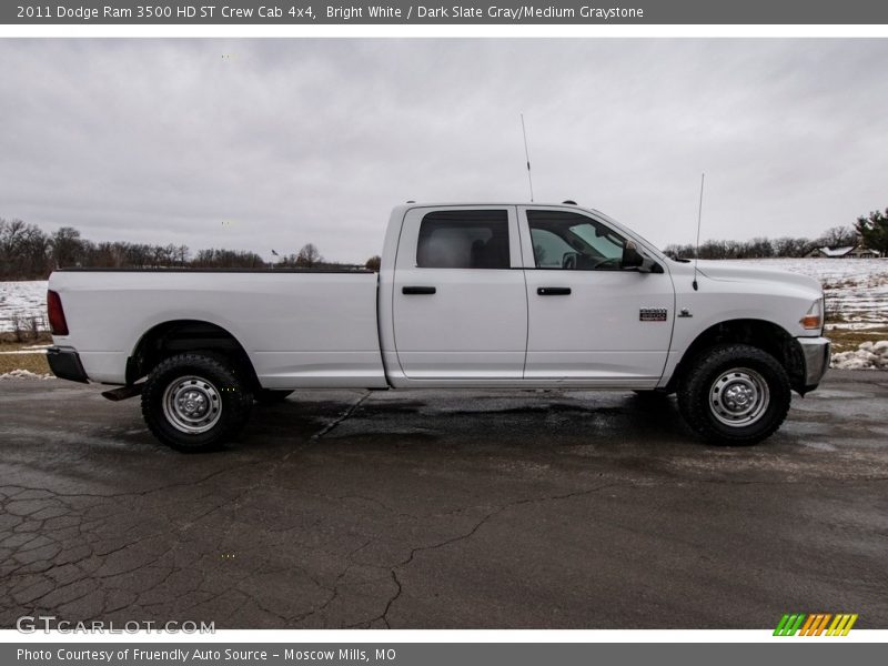 Bright White / Dark Slate Gray/Medium Graystone 2011 Dodge Ram 3500 HD ST Crew Cab 4x4
