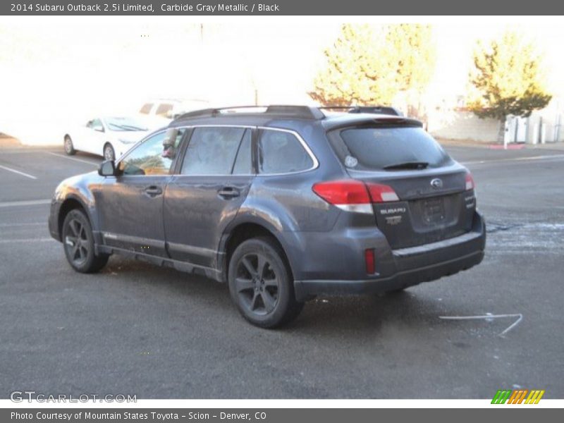 Carbide Gray Metallic / Black 2014 Subaru Outback 2.5i Limited