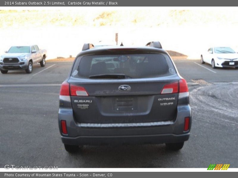 Carbide Gray Metallic / Black 2014 Subaru Outback 2.5i Limited
