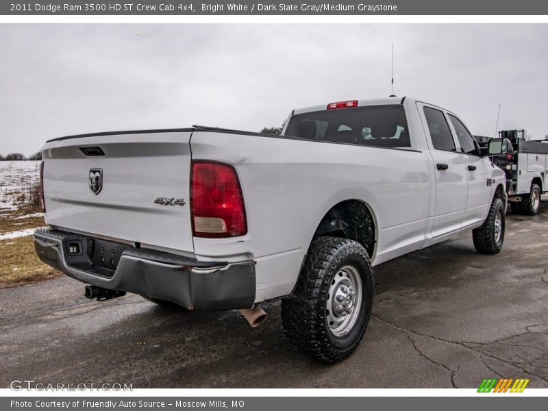 Bright White / Dark Slate Gray/Medium Graystone 2011 Dodge Ram 3500 HD ST Crew Cab 4x4