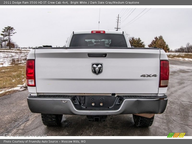 Bright White / Dark Slate Gray/Medium Graystone 2011 Dodge Ram 3500 HD ST Crew Cab 4x4