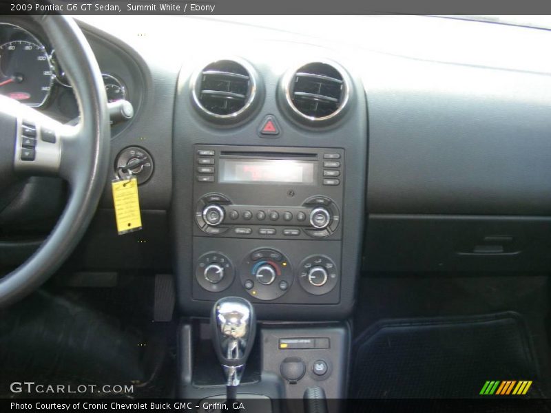 Summit White / Ebony 2009 Pontiac G6 GT Sedan