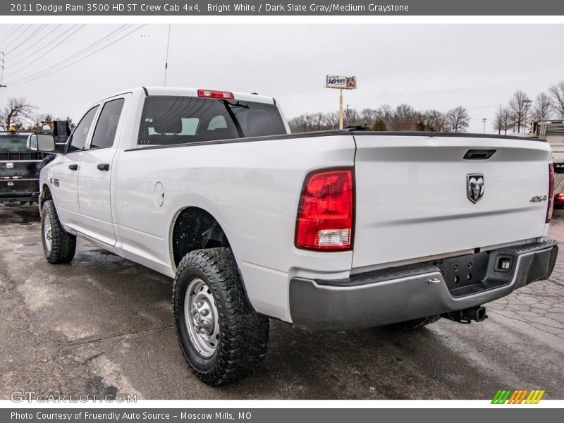 Bright White / Dark Slate Gray/Medium Graystone 2011 Dodge Ram 3500 HD ST Crew Cab 4x4