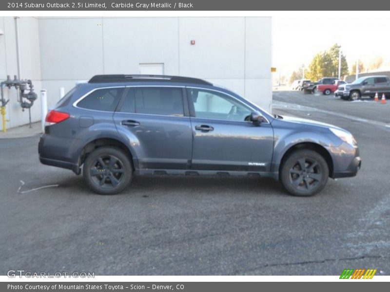 Carbide Gray Metallic / Black 2014 Subaru Outback 2.5i Limited