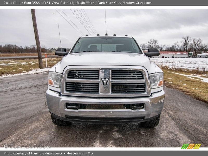 Bright White / Dark Slate Gray/Medium Graystone 2011 Dodge Ram 3500 HD ST Crew Cab 4x4