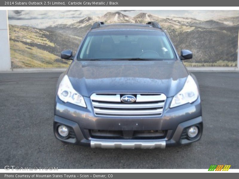 Carbide Gray Metallic / Black 2014 Subaru Outback 2.5i Limited