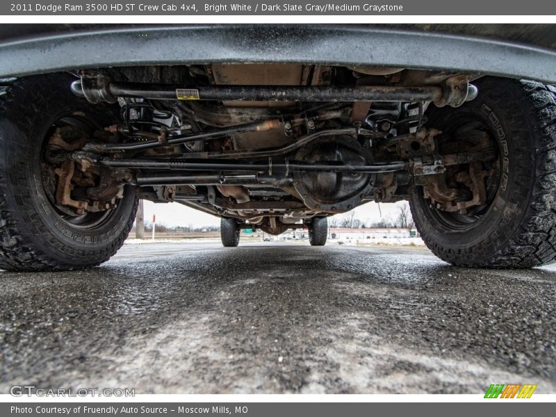 Bright White / Dark Slate Gray/Medium Graystone 2011 Dodge Ram 3500 HD ST Crew Cab 4x4